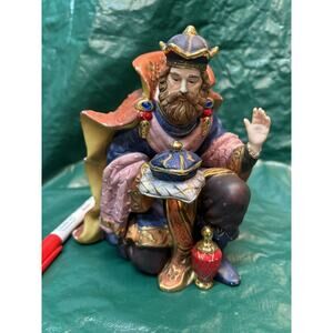 Kneeling Wiseman Kirkland Signature Nativity 75177 Replacement Vintage